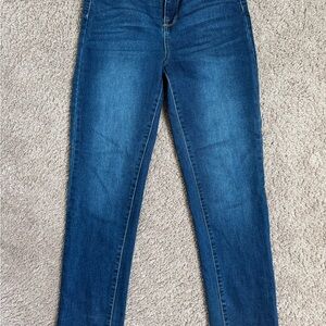 Fashion Nova Deep Blue Skinny Jeans